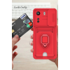 BFS  Xiaomi Redmi 13C Kılıf Zuma Kartvizitli Yüzüklü Silikon - Yeşil