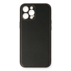 BFS  iPhone 12 Pro Max Kılıf Coco Deri Silikon Kapak - Siyah