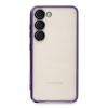 BFS  Samsung Galaxy S24 Kılıf Razer Lensli Silikon - Mor