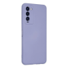 BFS  Tecno Camon 18 Kılıf Nano içi Kadife Silikon - Lila