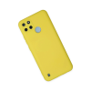 BFS  Realme C25Y Kılıf Nano içi Kadife Silikon - Sarı