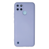 BFS  Realme C25Y Kılıf Nano içi Kadife Silikon - Lila