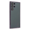 BFS  Samsung Galaxy S22 Ultra Kılıf Razer Lensli Silikon - Mor