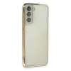 BFS  Samsung Galaxy S21 FE Kılıf Razer Lensli Silikon - Gold