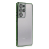 BFS  Samsung Galaxy S21 Ultra Kılıf Razer Lensli Silikon - Yeşil