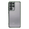 BFS  Samsung Galaxy S21 Ultra Kılıf Razer Lensli Silikon - Yeşil