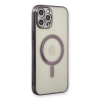 BFS  iPhone 12 Pro Max Kılıf Magneticsafe Lazer Silikon - Siyah