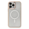 BFS  iPhone 13 Pro Kılıf Room Magneticsafe Silikon - Pudra