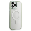 BFS  iPhone 13 Pro Kılıf Room Magneticsafe Silikon - Su Yeşili
