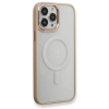 BFS  iPhone 13 Pro Max Kılıf Room Magneticsafe Silikon - Pudra