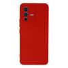 BFS  Vivo V23 5G Kılıf Nano içi Kadife Silikon - Kırmızı