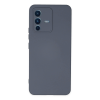 BFS  Vivo V23 5G Kılıf Nano içi Kadife Silikon - Gri