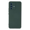 BFS  Vivo V23 5G Kılıf Nano içi Kadife Silikon - Koyu Yeşil