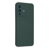 BFS  Vivo V23 5G Kılıf Nano içi Kadife Silikon - Koyu Yeşil
