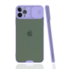 BFS  iPhone 11 Pro Kılıf Platin Kamera Koruma Silikon - Lila