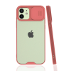 BFS  iPhone 12 Kılıf Platin Kamera Koruma Silikon - Pembe