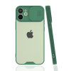 BFS  iPhone 12 Mini Kılıf Platin Kamera Koruma Silikon - Yeşil