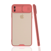 BFS  iPhone XS Max Kılıf Platin Kamera Koruma Silikon - Pembe