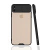 BFS  iPhone XS Max Kılıf Platin Kamera Koruma Silikon - Siyah