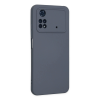 BFS  Xiaomi Poco M4 Pro 4G Kılıf Nano içi Kadife Silikon - Gri