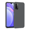 BFS  Xiaomi Redmi 9T Kılıf Nano içi Kadife Silikon - Gri
