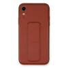 BFS  iPhone XR Kılıf Coco Deri Standlı Kapak - Fuşya