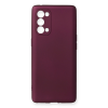 BFS  Oppo Reno 5 Pro Kılıf First Silikon - Mürdüm