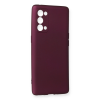 BFS  Oppo Reno 5 Pro Kılıf First Silikon - Mürdüm