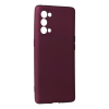 BFS  Oppo Reno 5 Kılıf First Silikon - Mürdüm