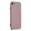 BFS  iPhone 7 Kılıf Volet Silikon - Mor
