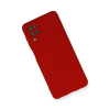 BFS  Samsung Galaxy A12 Kılıf Nano içi Kadife Silikon - Kırmızı