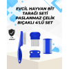 Uzun ve Kısa Tüylü Hayvanlara Özel Bit Tarağı ve Tüy Temizleme Seti