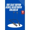 100 Saat Kablolu Boyun Askılı Dijital Göstergeli Bluetooth Kulaklık