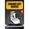 Akıllı Gece Görüşlü Sensörlü Wifi Kamera Telefondan Takip Edilebilir