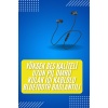 Bluetooth Bağlantılı Kablolu Mıknatıslı Sport Kulaklık