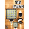 Tepe Lambası Tüm Araç Tiplerine Uygun Çalışma Lambası 16 Ledli