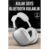 P9 Air Max Kablosuz 5.0 Mikrofonlu Bluetooth Kulaklık Beyaz Yüksek Ses Kaliteli