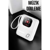 Powerbank Ekranlı Çok Fonksiyonlu Müzik Dinleme Kitap Okuma