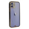 BFS iPhone 12 Kılıf Liva Taşlı Silikon - Siyah