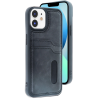 BFS  iPhone 11 Kılıf Sara Kartvizitli Deri Kılıf - Siyah