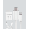 Aşırı Şarj ve Pil Koruması ile Akıllı Çipli Lightning Kablo 1.2m