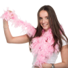 BFS  Pembe Renk Kabarık Kalın Otriş Boa Tüy 6 cm Genişlik 180-200 cm Uzunluk