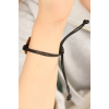 BFS LOVE (Aşık) Siyah Deri İpli Unisex Mood Bileklik