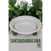BFS Tekerlekli Saksı Altığı 37 CM BEYAZ
