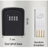 BFS  Şifreli Anahtar ve Eşya Saklama Güvenlik Kasası
