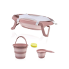 BFS  BabyJem Katlanır Banyo 5Li Küvet Seti 596 Somon