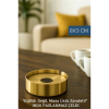 BFS  Gold Inox 1 MM Scotch Çelik Küllük – 8 cm x 3 cm | Modern, Hijyenik ve Dayanıklı Tasarım