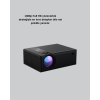 1080p Full HD Taşınabilir Projeksiyon Cihazı LED Işıklı Uzaktan Kumandalı