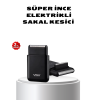 Elektrikli Tıraş Makinesi Çift Başlıklı Ultra İnce Tasarım