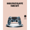 Bluetooth Kablosuz PS4 Gamepad Çift Motorlu Siyah Controller